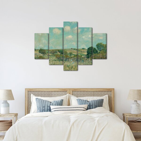 Slika - Alfred Sisley, Meadow, reprodukcije (150x105 cm)