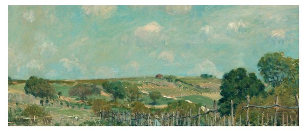 Slika - Alfred Sisley, Meadow, reprodukcije (120x50 cm)