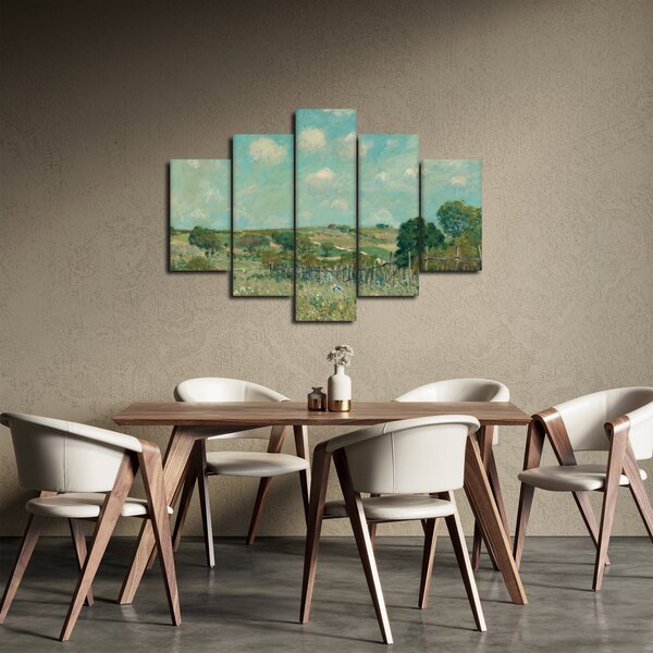 Slika - Alfred Sisley, Meadow, reprodukcije (150x105 cm)