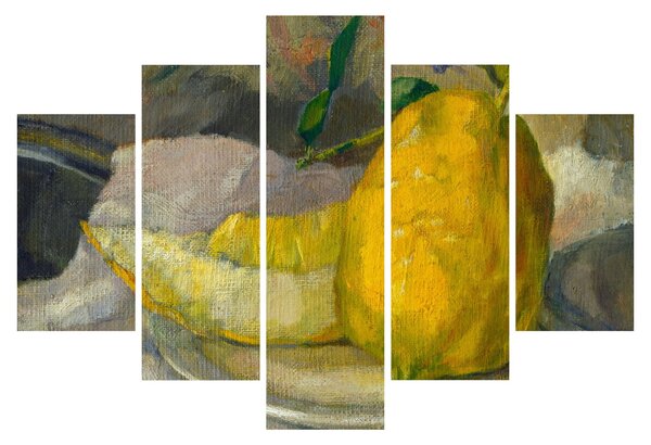 Slika - French 19th Century, Melon and Lemon, reprodukcije (150x105 cm)