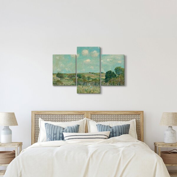 Slika - Alfred Sisley, Meadow, reprodukcije (90x60 cm)