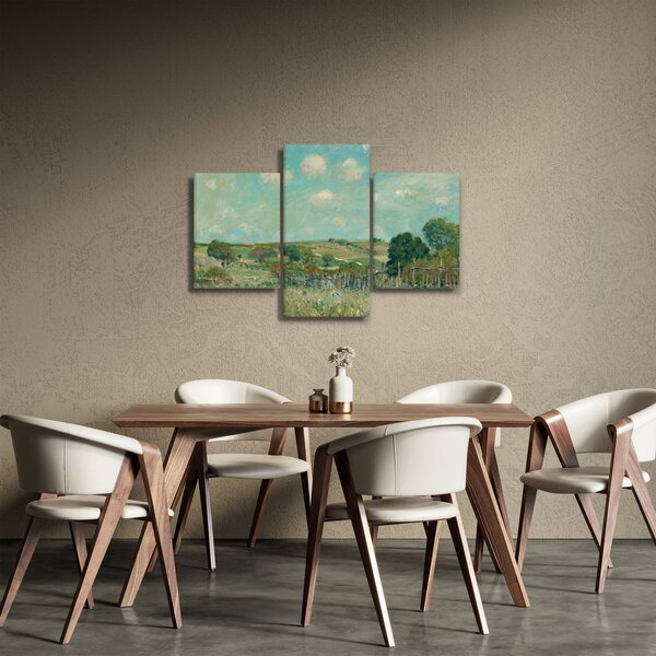Slika - Alfred Sisley, Meadow, reprodukcije (90x60 cm)