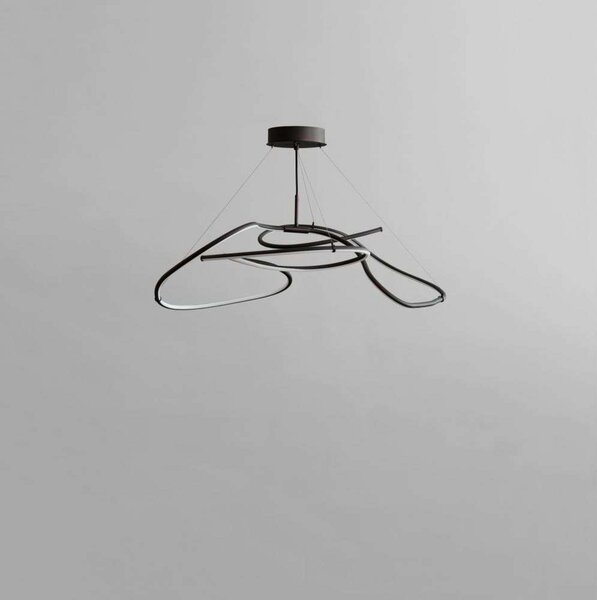Lusteri 101 COPENHAGEN, Ghost Mini, prigušiv, Crno, Dnevna soba, Aluminij, Moderan