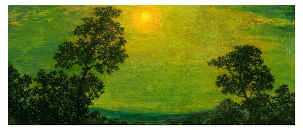 Slika - Imitator of Ralph Albert Blakelock, Moonlight, reprodukcije (120x50 cm)