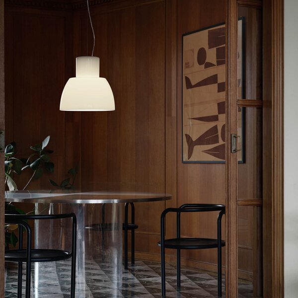 Viseće Svjetiljka Nemo Lighting, Lorosae, prigušiv, Bijela, Dnevna soba, Staklo