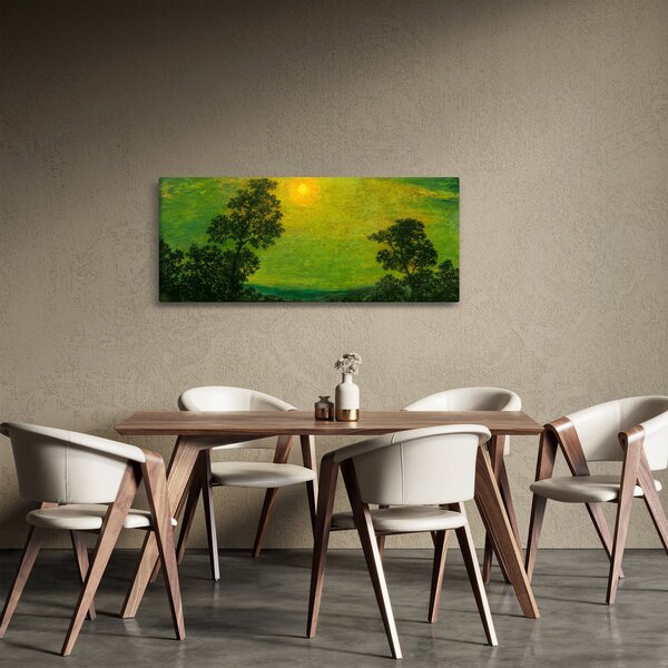 Slika - Imitator of Ralph Albert Blakelock, Moonlight, reprodukcije (120x50 cm)