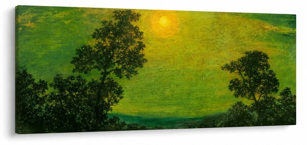 Slika - Imitator of Ralph Albert Blakelock, Moonlight, reprodukcije (120x50 cm)