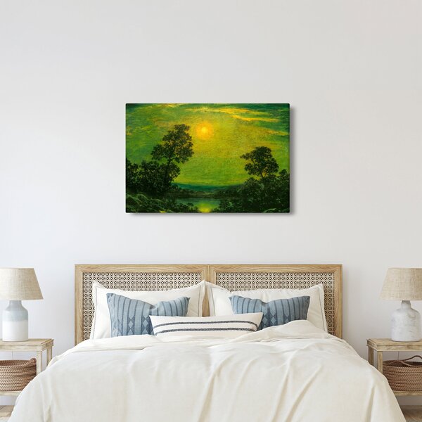 Slika - Imitator of Ralph Albert Blakelock, Moonlight, reprodukcije (90x60 cm)