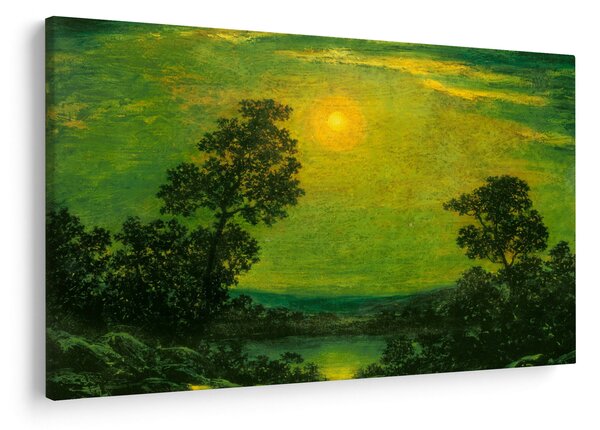 Slika - Imitator of Ralph Albert Blakelock, Moonlight, reprodukcije (90x60 cm)