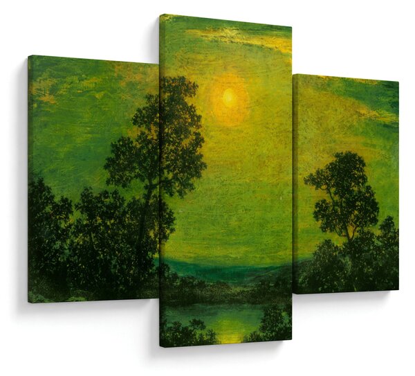 Slika - Imitator of Ralph Albert Blakelock, Moonlight, reprodukcije (90x60 cm)