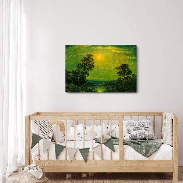 Slika - Imitator of Ralph Albert Blakelock, Moonlight, reprodukcije (90x60 cm)