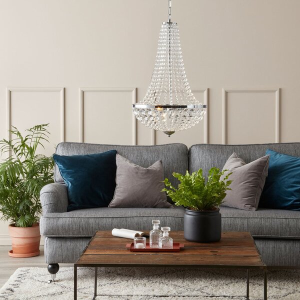 Lusteri Markslöjd, Gränsö, prigušiv, Providna, Kupaonica, Kristal