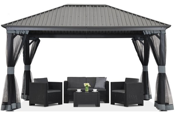 Metalna sjenica Sardinia Premium 3x6 Garden Point antracit