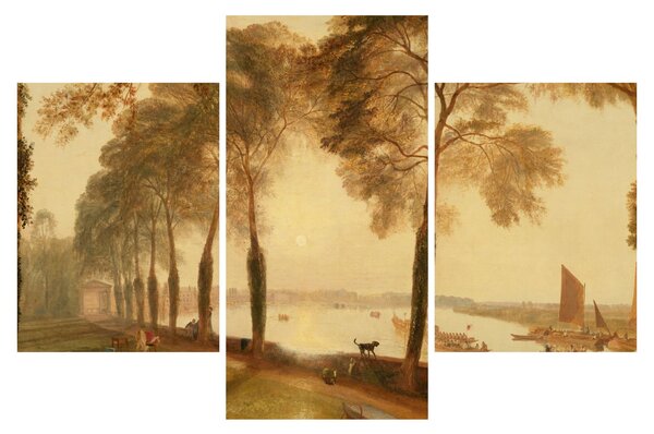 Slika - Joseph Mallord William Turner, Mortlake Terrace, reprodukcije (90x60 cm)