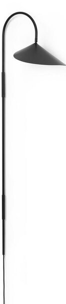 Zidne Svjetiljka ferm LIVING, Arum Swivel Tall, Crno, Dnevna soba, Metal, Dizajn