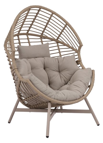 Tulum Garden Point bež aluminijska vrtna ležaljka