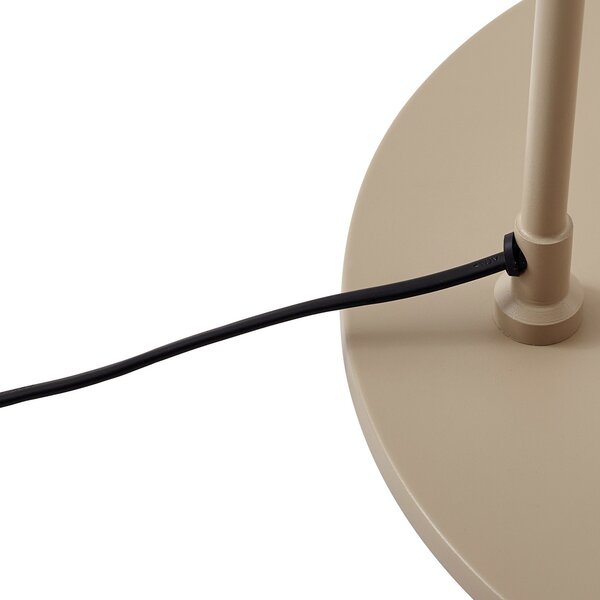 Podne Lampa Lindby, Triangolo, Bež, Dnevna soba, Metal, Moderan