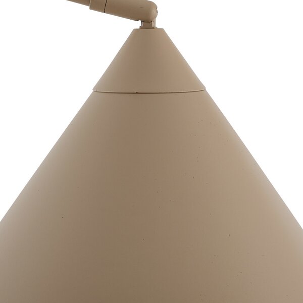 Podne Lampa Lindby, Triangolo, Bež, Dnevna soba, Metal, Moderan