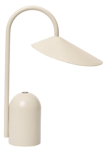 Stolne Lampa ferm LIVING, Arum, prigušiv, Bež, Terasa, Metal, Dizajn