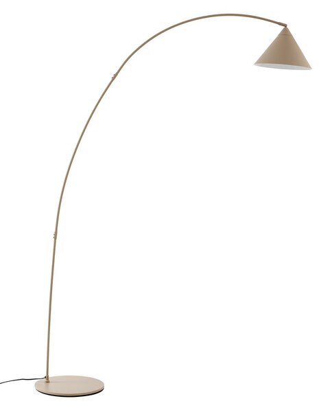 Podne Lampa Lindby, Triangolo, Bež, Dnevna soba, Metal, Moderan