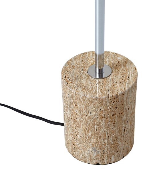 Podne Lampa Lindby, Branford, Bež, Dnevna soba, Metal, Vintage
