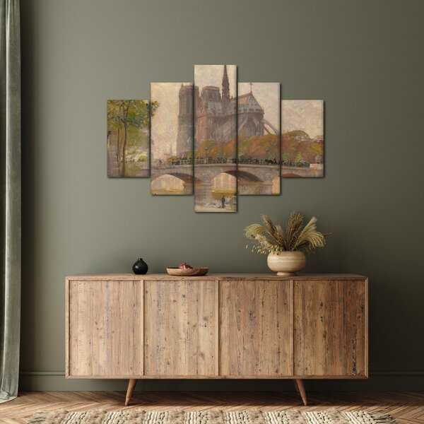 Slika - Robert William Vonnoh, Notre Dame de Paris, reprodukcije (150x105 cm)