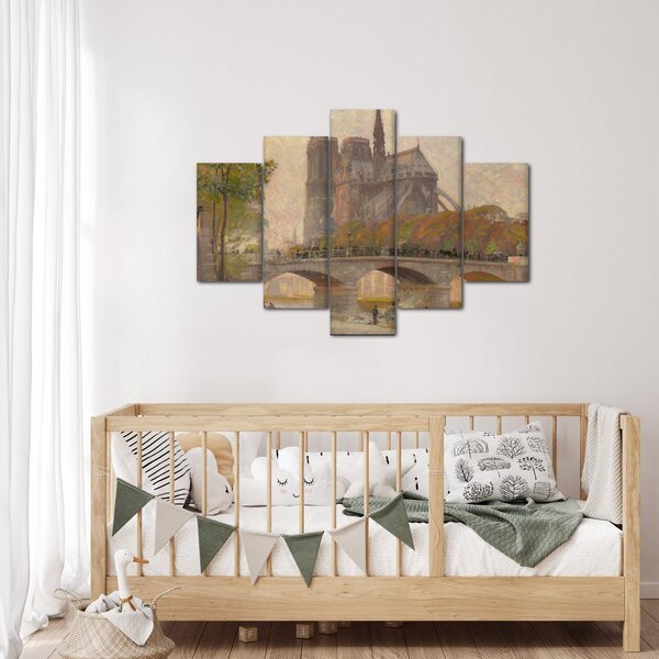 Slika - Robert William Vonnoh, Notre Dame de Paris, reprodukcije (150x105 cm)