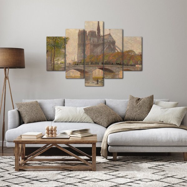 Slika - Robert William Vonnoh, Notre Dame de Paris, reprodukcije (150x105 cm)
