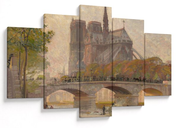 Slika - Robert William Vonnoh, Notre Dame de Paris, reprodukcije (150x105 cm)