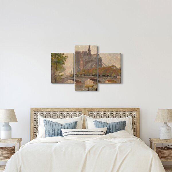 Slika - Robert William Vonnoh, Notre Dame de Paris, reprodukcije (90x60 cm)