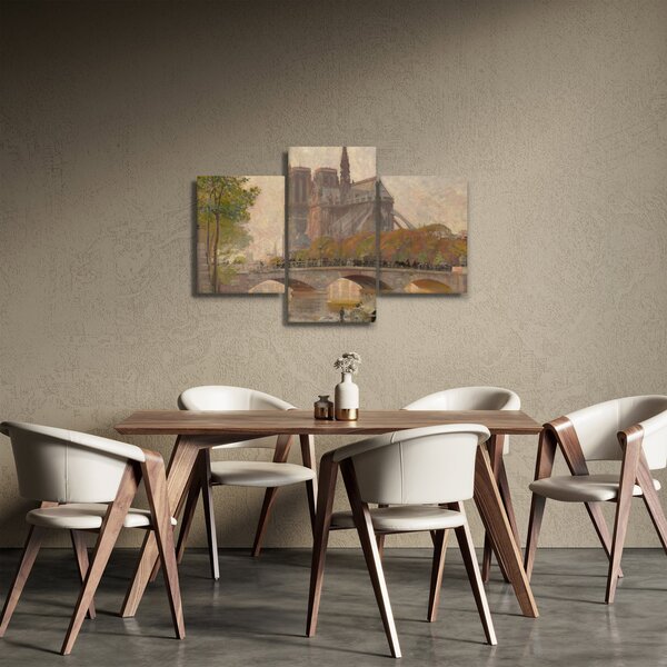 Slika - Robert William Vonnoh, Notre Dame de Paris, reprodukcije (90x60 cm)