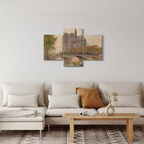 Slika - Robert William Vonnoh, Notre Dame de Paris, reprodukcije (90x60 cm)