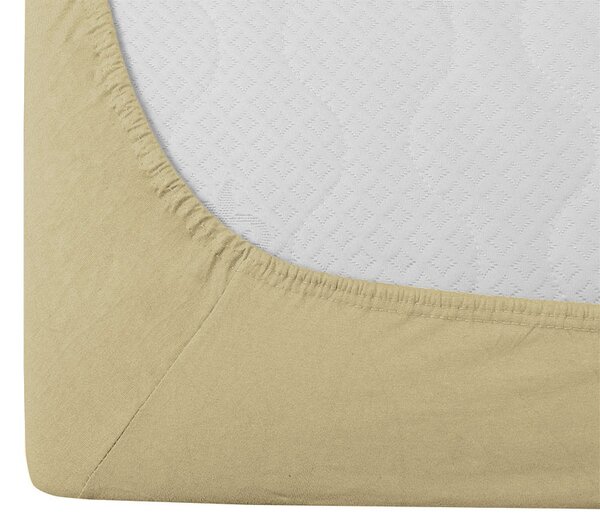 Jersey plahta krem boje 90 x 200 cm