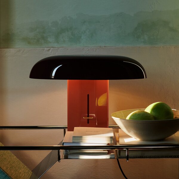 Stolne Lampa &Tradition, Montera JH42, prigušiv, Crvena, Dnevna soba, Aluminij, Dizajn