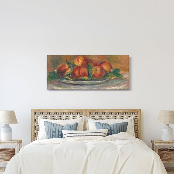 Slika - Auguste Renoir, Peaches on a Plate, reprodukcije (120x50 cm)