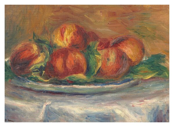 Slika - Auguste Renoir, Peaches on a Plate, reprodukcije (70x50 cm)