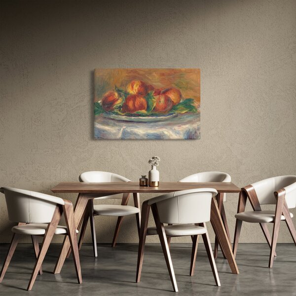 Slika - Auguste Renoir, Peaches on a Plate, reprodukcije (90x60 cm)