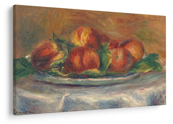 Slika - Auguste Renoir, Peaches on a Plate, reprodukcije (90x60 cm)