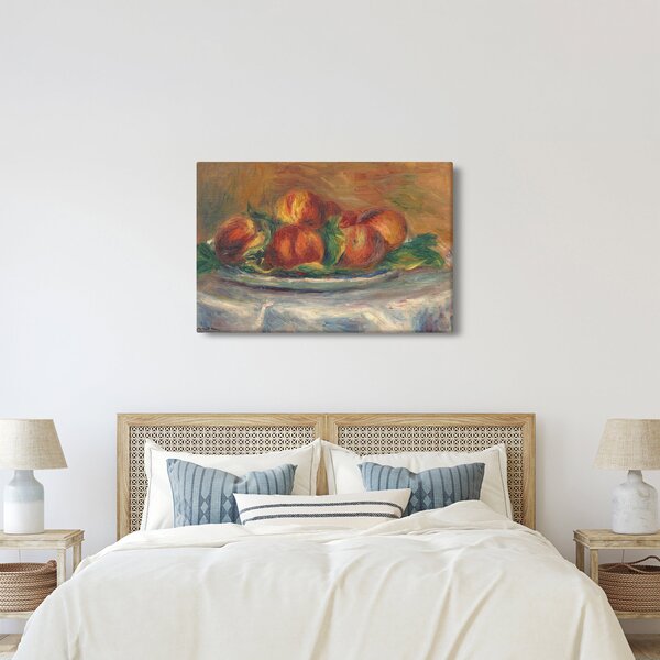 Slika - Auguste Renoir, Peaches on a Plate, reprodukcije (90x60 cm)