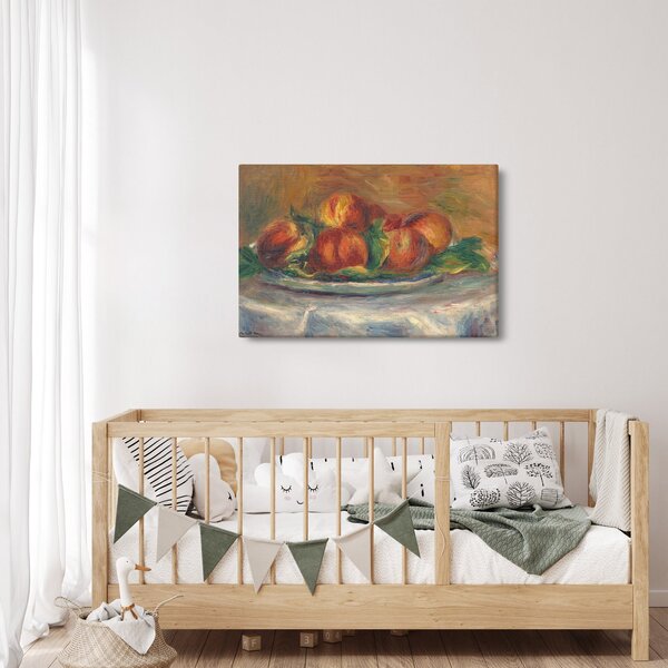 Slika - Auguste Renoir, Peaches on a Plate, reprodukcije (90x60 cm)