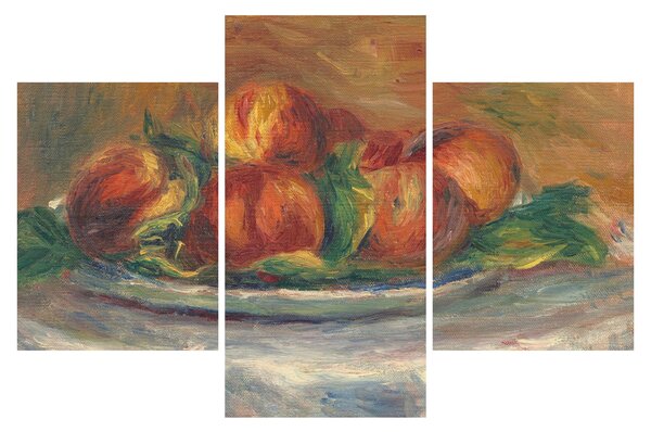 Slika - Auguste Renoir, Peaches on a Plate, reprodukcije (90x60 cm)