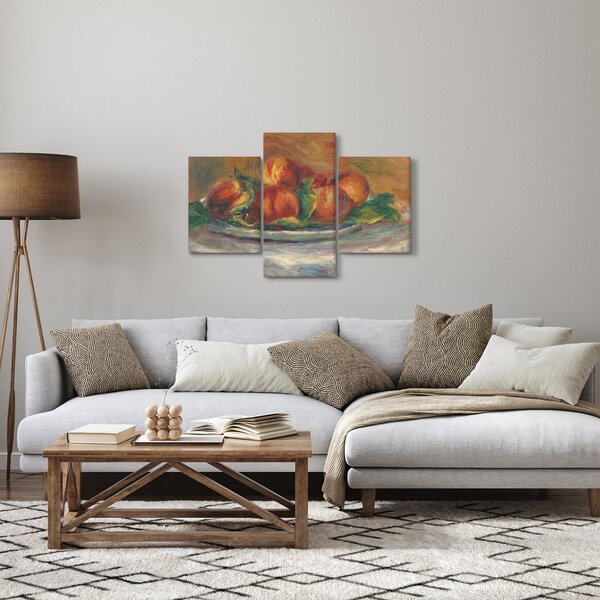 Slika - Auguste Renoir, Peaches on a Plate, reprodukcije (90x60 cm)