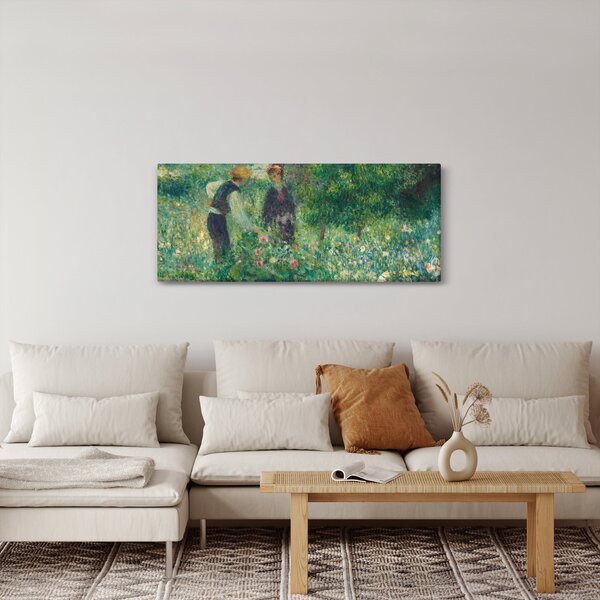 Slika - Auguste Renoir, Picking Flowers, reprodukcije (120x50 cm)