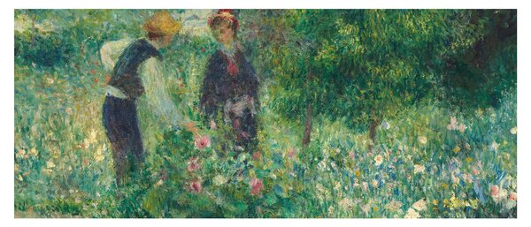 Slika - Auguste Renoir, Picking Flowers, reprodukcije (120x50 cm)