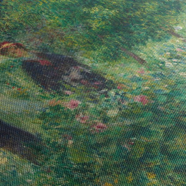 Slika - Auguste Renoir, Picking Flowers, reprodukcije (sa satom) (90x30 cm)