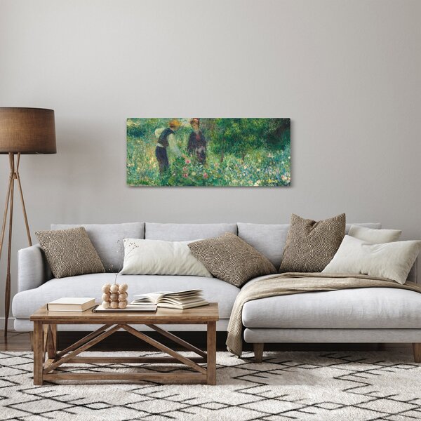 Slika - Auguste Renoir, Picking Flowers, reprodukcije (120x50 cm)