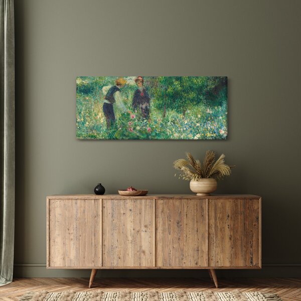 Slika - Auguste Renoir, Picking Flowers, reprodukcije (120x50 cm)