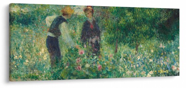 Slika - Auguste Renoir, Picking Flowers, reprodukcije (120x50 cm)