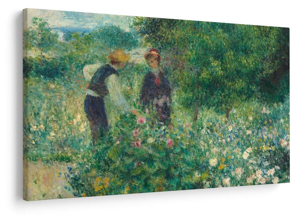 Slika - Auguste Renoir, Picking Flowers, reprodukcije (90x60 cm)