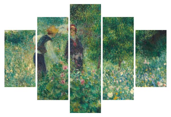 Slika - Auguste Renoir, Picking Flowers, reprodukcije (150x105 cm)